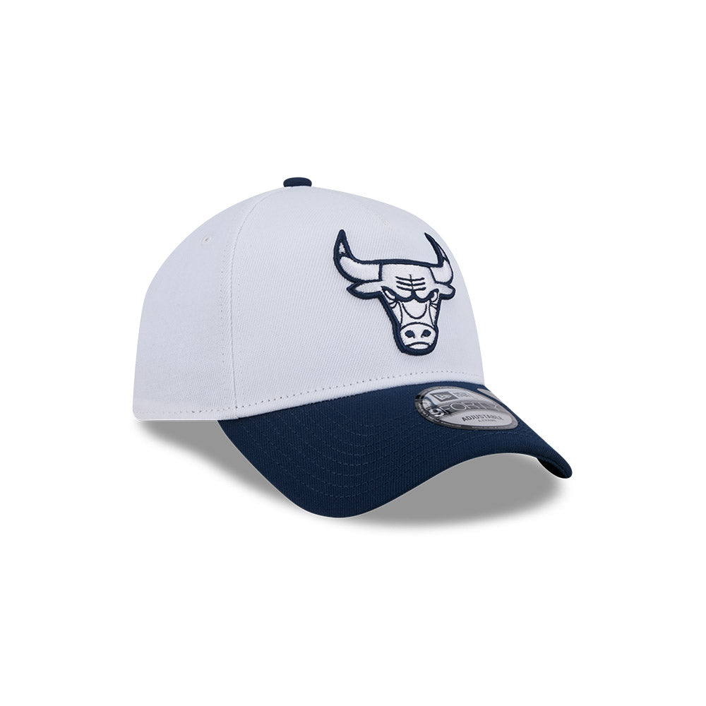 Chicago Bulls Hat - 2-Tone Oceanside Blue Repreve 9Forty A-Frame NBA Snapback Cap - New Era
